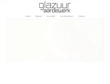 Tablet Screenshot of glazuur.com